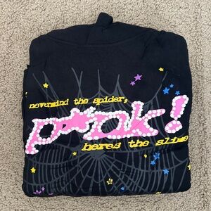 Spider hoodie Sp5der P*nk black